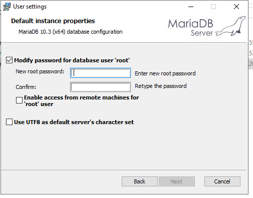 Secure Installation